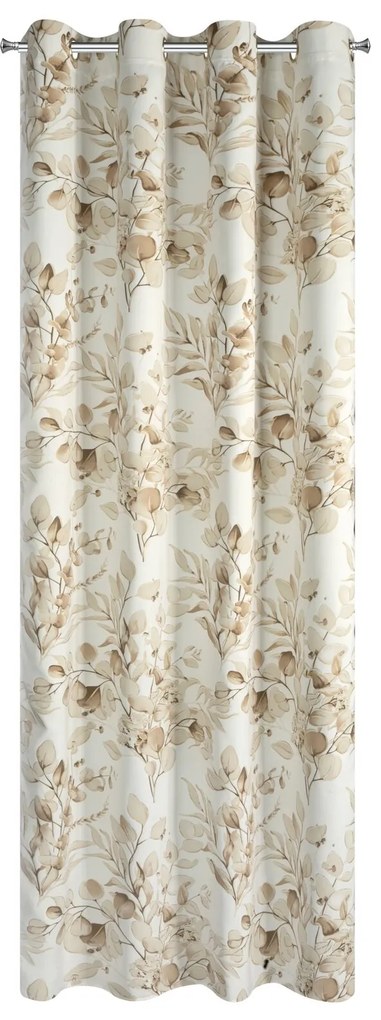 ZÁVES NA KRÚŽKOCH OLENI 140X250 CM LISTY