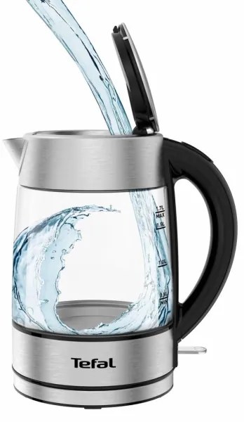 Tefal - Rýchlovarná kanvica GLASS 1,7 l  2200W/230V chróm