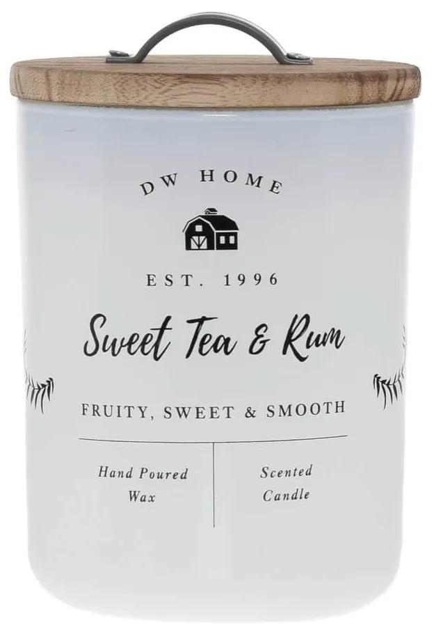 dw HOME Vonná sviečka v skle Sweet Tea & Rum 425 g
