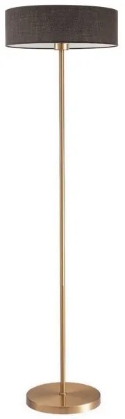 LED stojacia lampa TUNJA 1xE27/20W/230V, priemer 38 cm, zlatá/hnedá