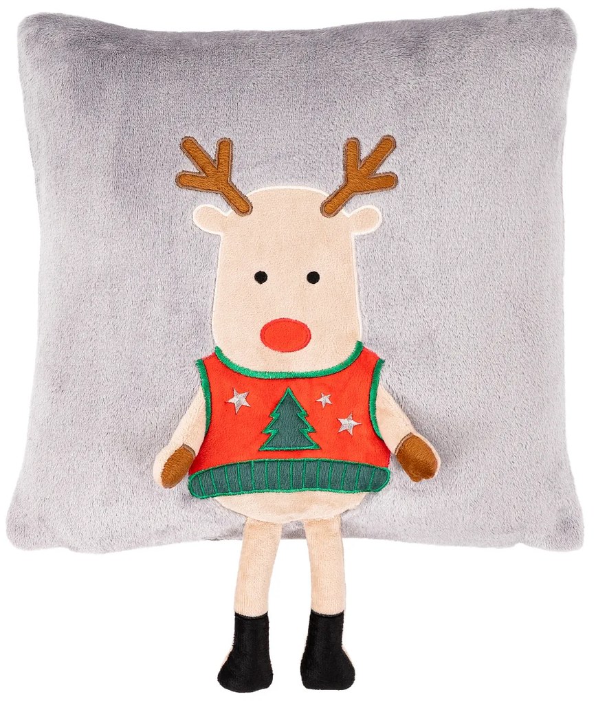 4Home Vianočný obliečka na vankúšik Xmas Reindeer, 40 x 40 cm
