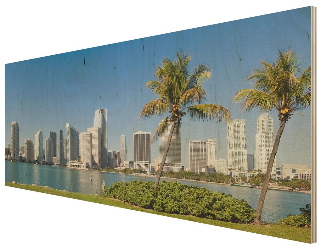 Drevenné obrazy Miami Beach