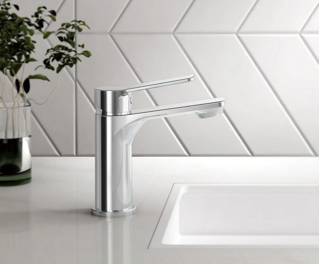 Aqualine Aqualine, SINTRA nástenná batéria 3/4", flexibilné ramienko, čierna mat/chróm, SX013-70