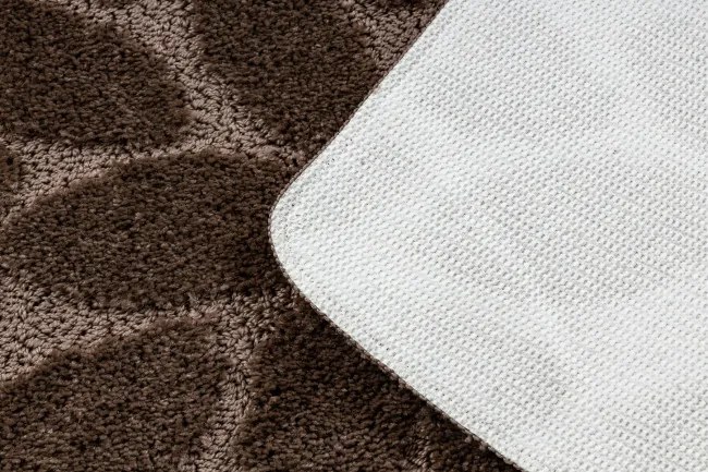 Kúpeľňový koberček SUPREME LINES kamienky, hnedý