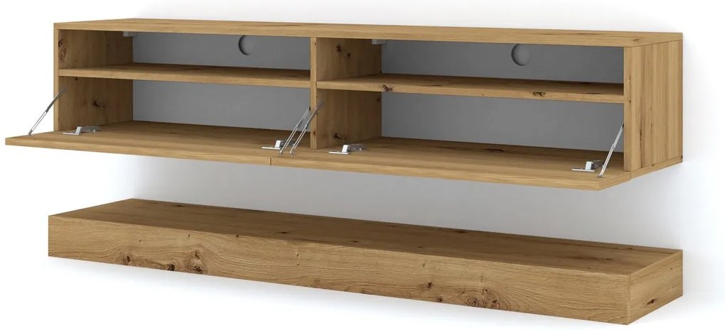 TV stolík/skrinka Dual 160 (dub artisan). Akcia -19%. Vlastná spoľahlivá doprava až k Vám domov. 1124830