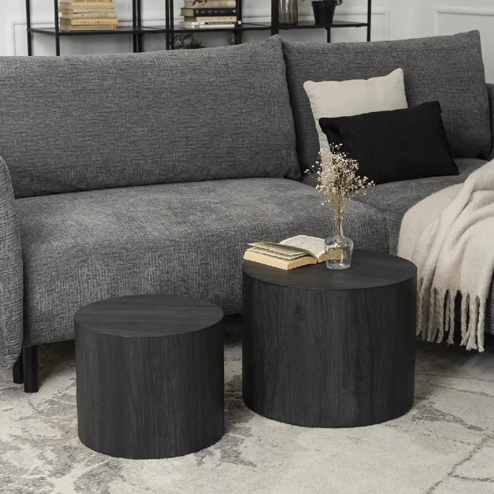 PROXIMA.store - Moderná zostava stolíkov LEILA FARBA: orech