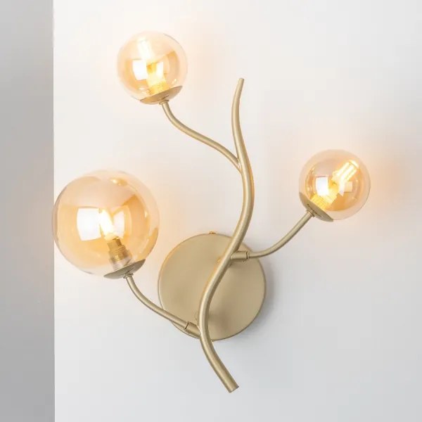 Brilagi - LED Nástenné svietidlo MISTEL 3xG9/3W/230V zlatá