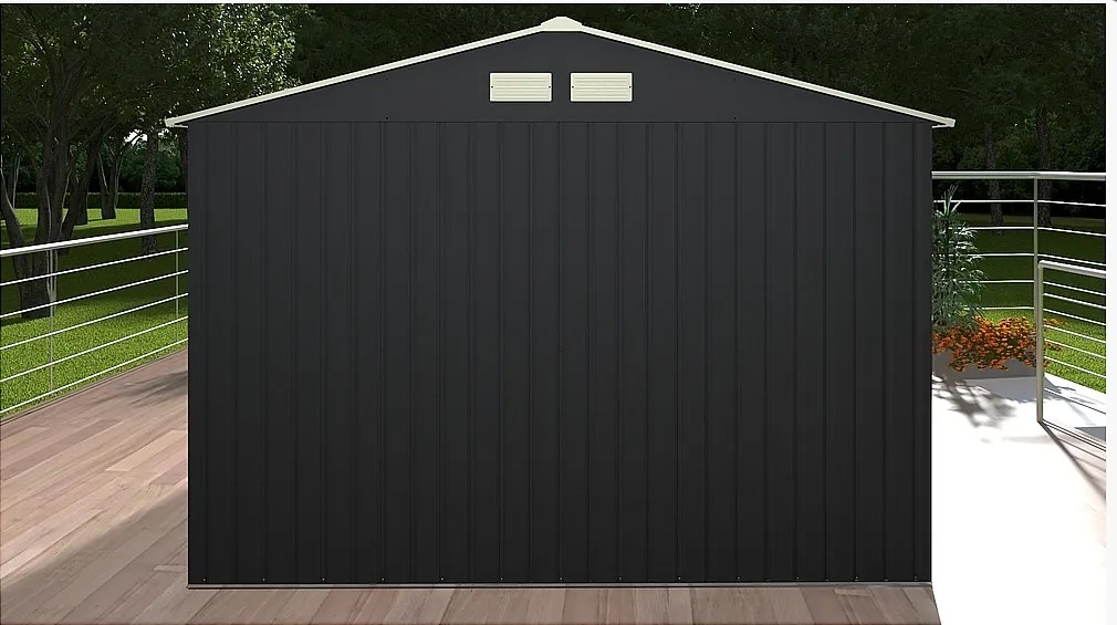 Záhradný domček plocha 277 x 255 cm (šedá)