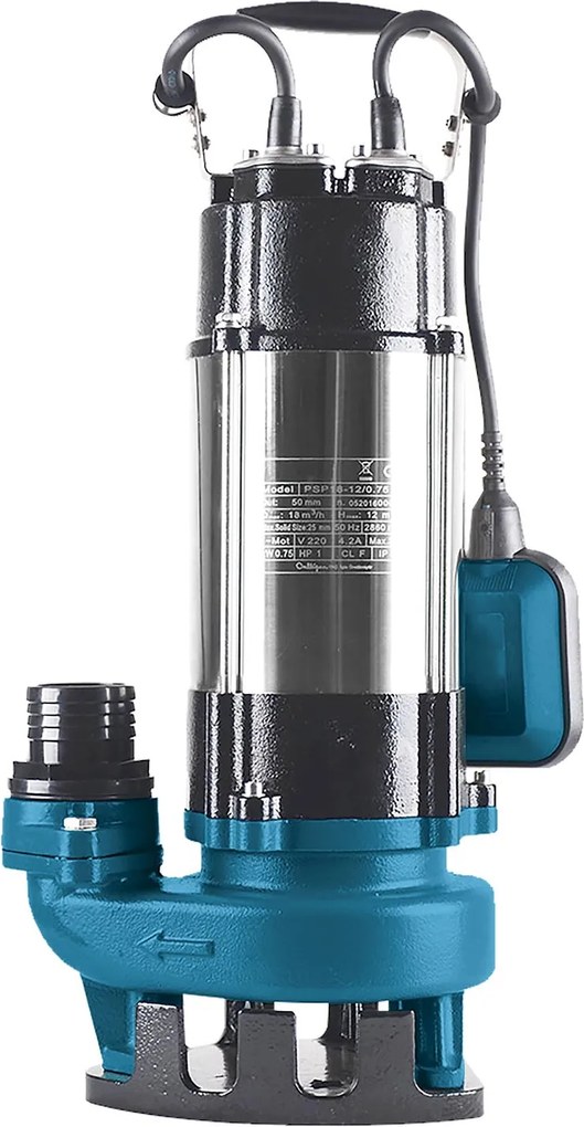 XTLINE Ponorné čerpadlo na odpadovú vodu 750 W