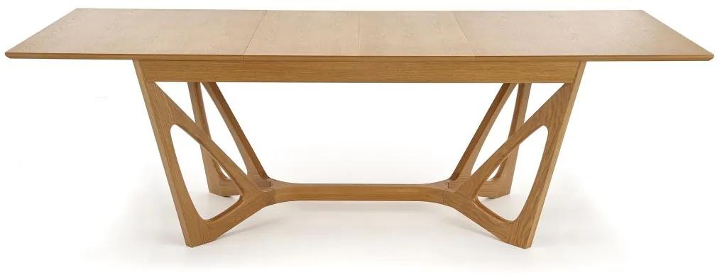 Jedálenský rozkladací stôl WENANTY 160-240, medový dub