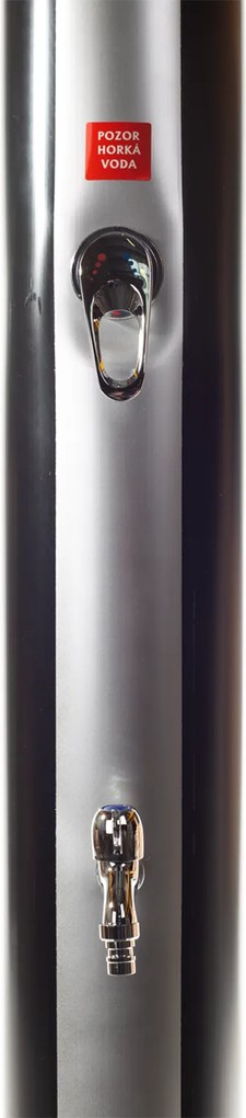 Solárna sprcha Hawaj 38 l čierno-strieborná