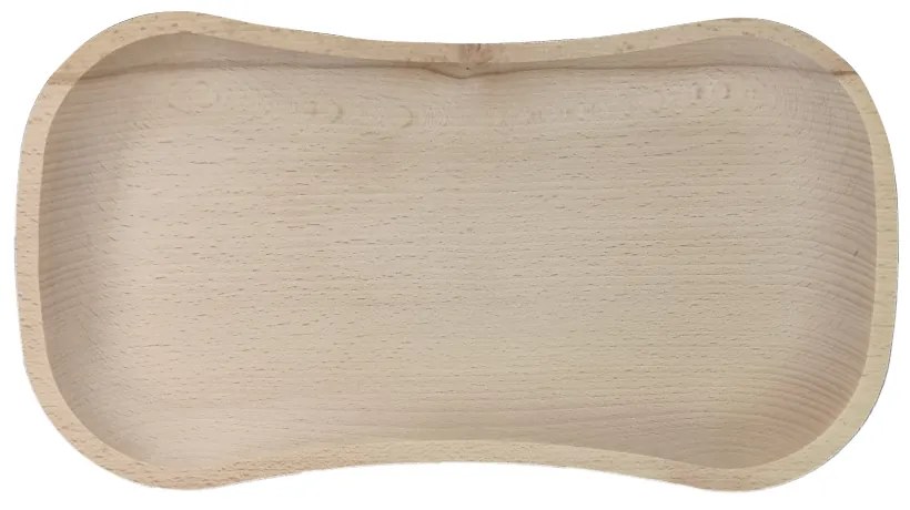 AMADEA Drevený servírovací podnos, masívne drevo, 30 cm