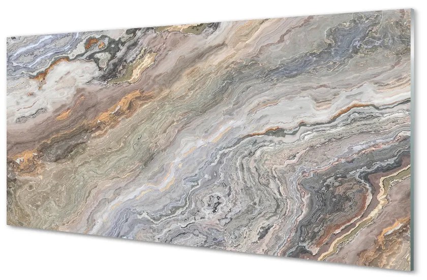 Sklenený obklad do kuchyne Onyx kamenná stavba 120x60 cm