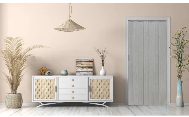 Skladacie dvere 004 07 sivý dub 80 cm