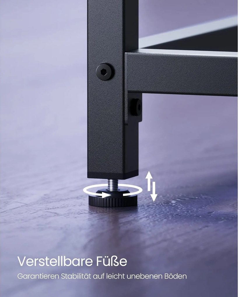 Písací stôl, kancelársky stôl, kovový rám, čierna farba