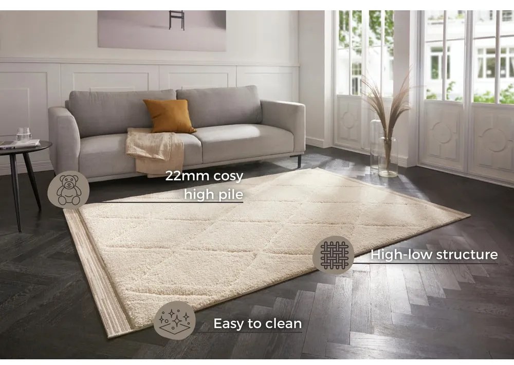 Béžový koberec Mint Rugs Norwalk Colin, 160 x 230 cm