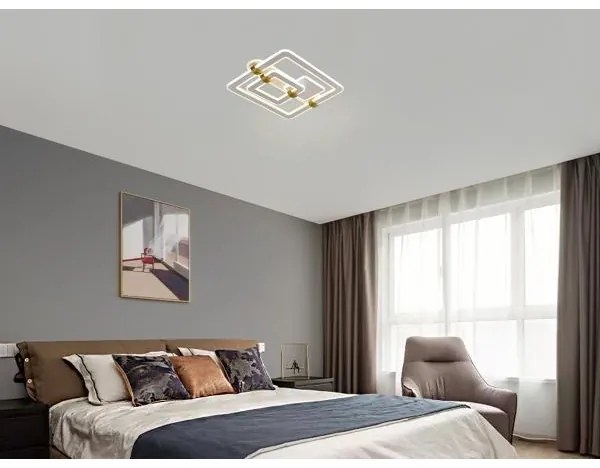 LED stmievateľné stropné svietidlo LED/140W/230V 3000-6500K + diaľkové ovládanie