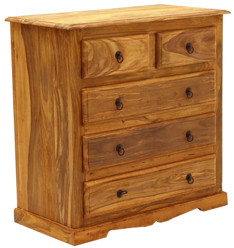 furniture-nabytek.cz - Komoda z masívneho dreva palisander 90x45x90