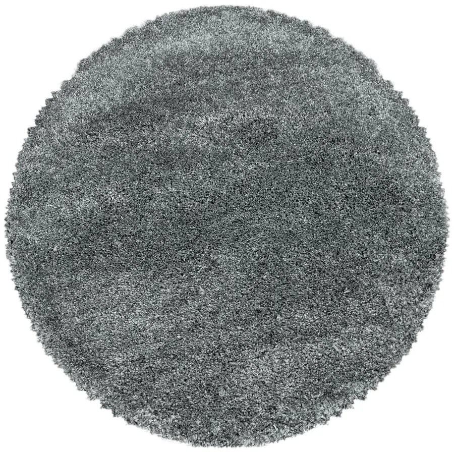 Sivý okrúhly koberec ø 120 cm Fluffy – Ayyildiz Carpets