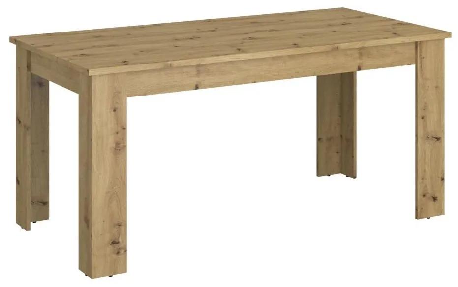 Tempo Kondela Jedálenský rozkladací stôl, dub artisan, 160-210x80 cm, AIRON