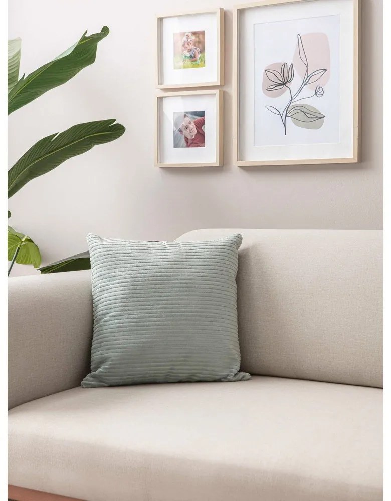 Menčestrové obliečky na vankúše v súprave 2 ks 43x43 cm – Mioli Decor