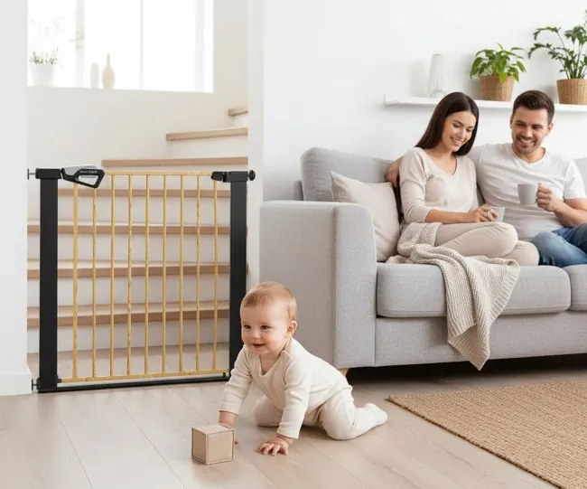 Bezpečnostná zábrana GUARDY čierna / prírodná