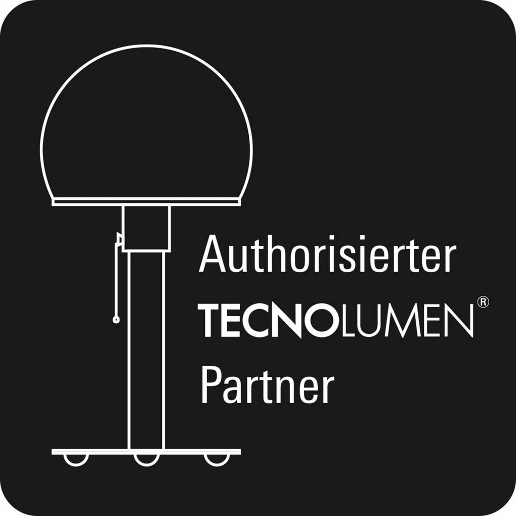 TECNOLUMEN De Stijl klavírna lampa pochrómovaná