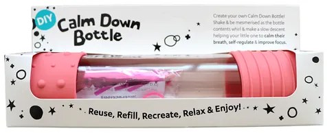 Senzorická fľaša, ružová