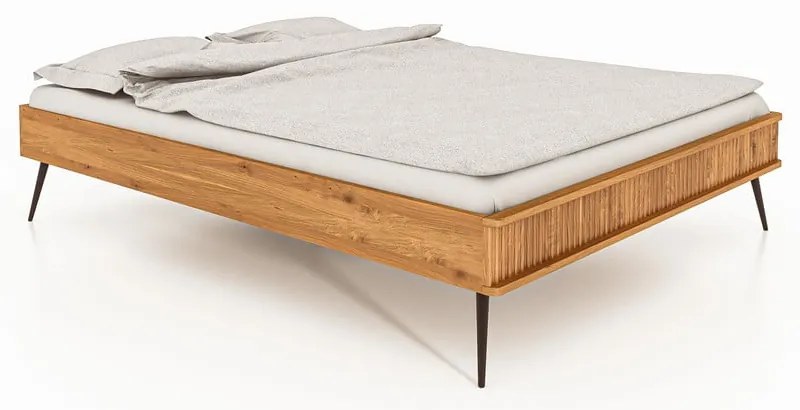 Dvojlôžková posteľ z dubového dreva 180x200 cm Kula - The Beds