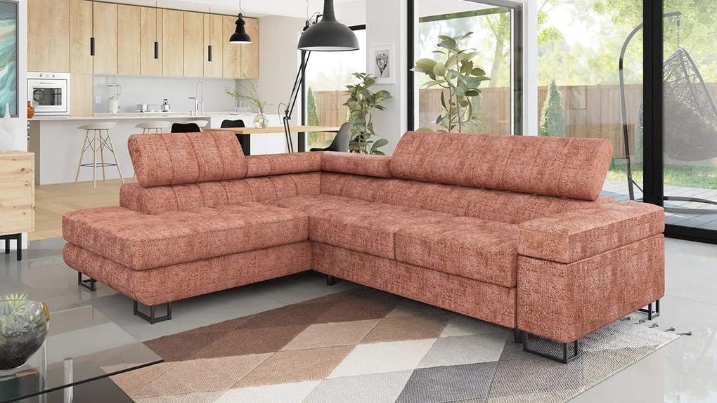 Moderná pohovka Wales Premium, Dostupné poťahy: Abriamo 04, Strana: ľavá