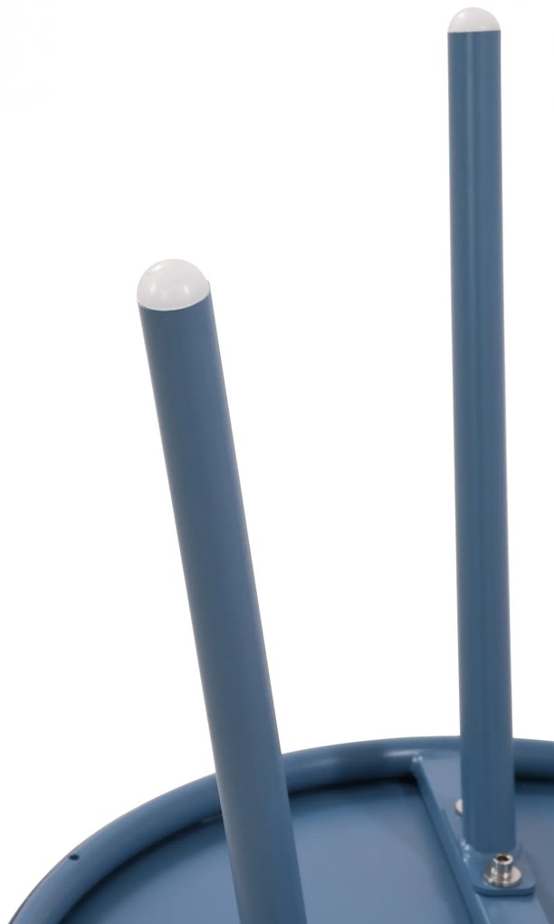 Konferenčný stolík Berea - v40 x Ø50 cm - Modrá