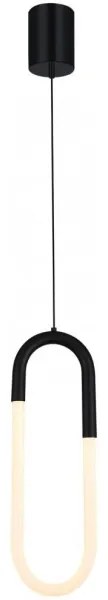 Redo 01-3184 - LED Luster na lanku LATIUM LED/9W/230V čierna