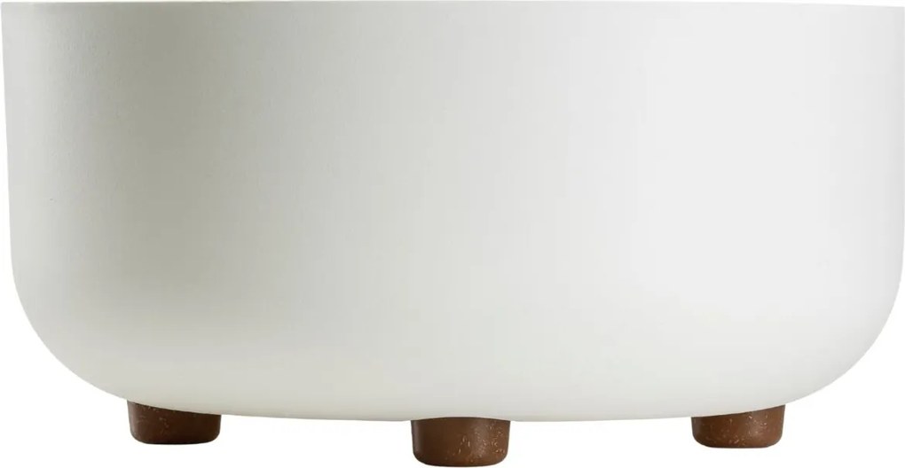 PLASTOVÝ KVETINÁČ TERRA 30X14,5 CM KRÉMOVÁ