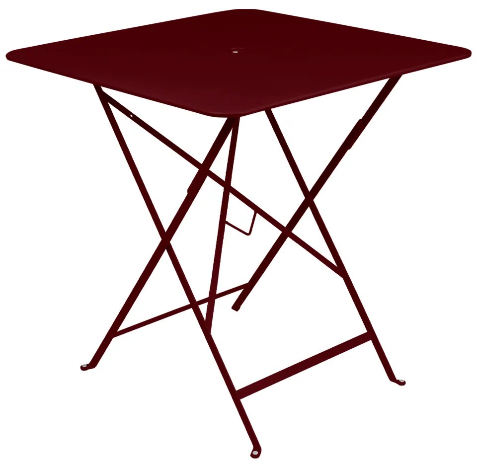 Fermob Skladací stolík BISTRO 71x71 cm - Black Cherry