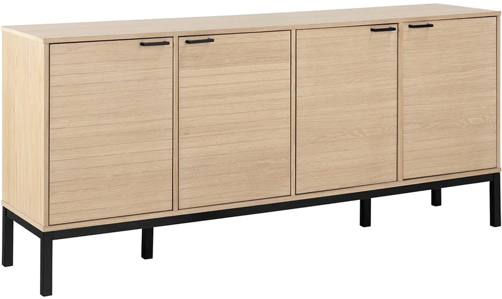 Komoda Kensington 180 cm dub bielený