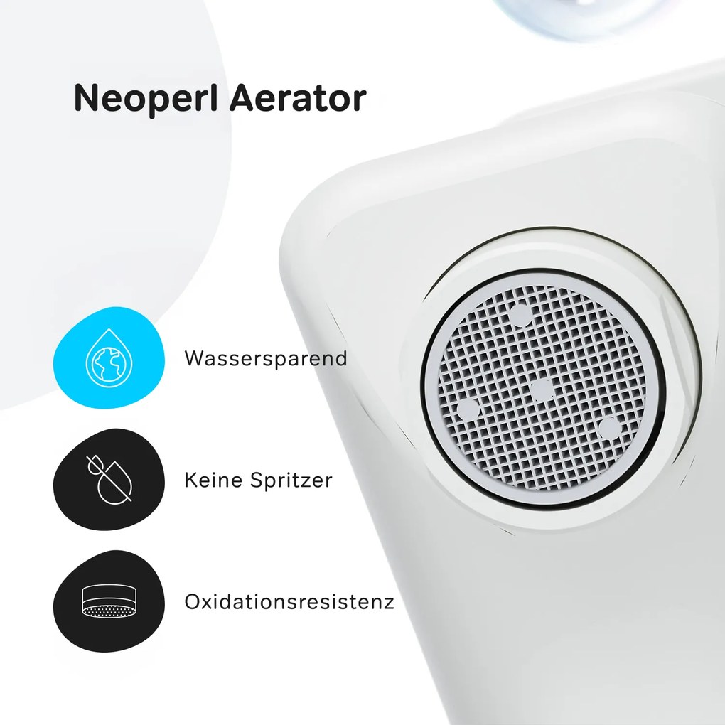 Umývadlová batéria AM.PM X-Joy FXA92033 vysoká, biela