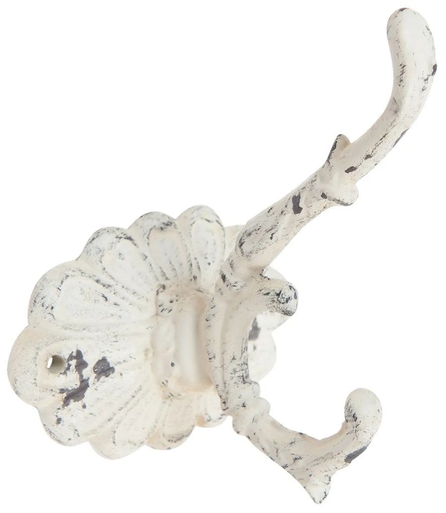 Nástenný vintage háčik s patinou - 10 * 10 * 13 cm