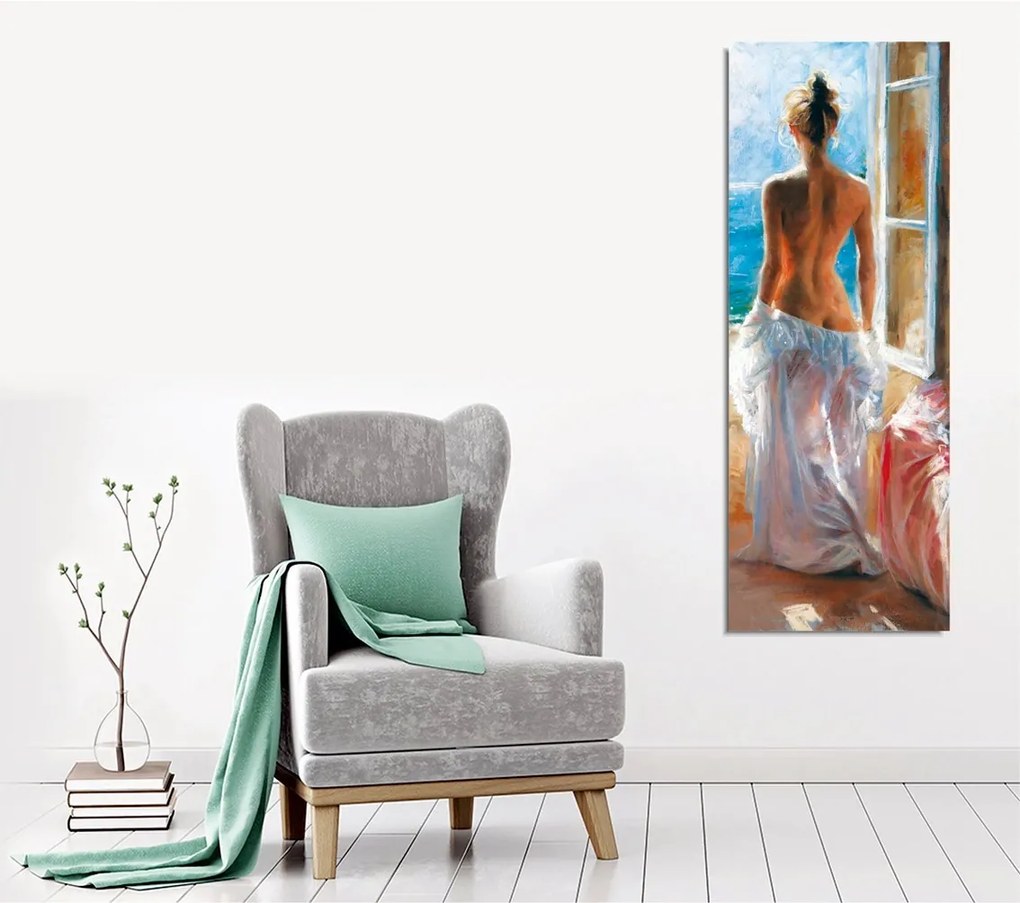 Obraz na plátne Nahé more PC202 30x80 cm