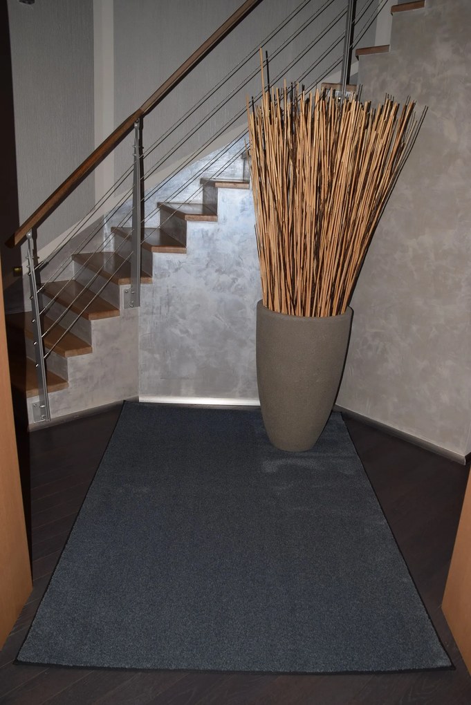 Lano, Kusový koberec Supersoft s bordurou 780 sv. modrý, 60x100, modrá, spálňa