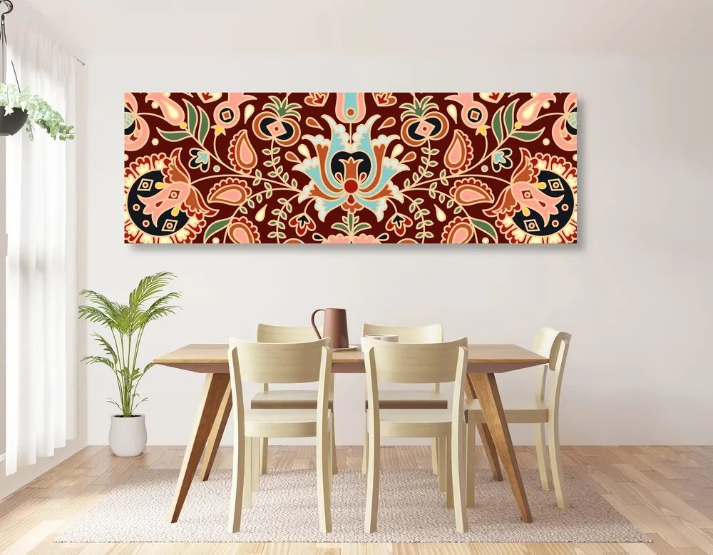 Obraz ľudový ornament - 135x45