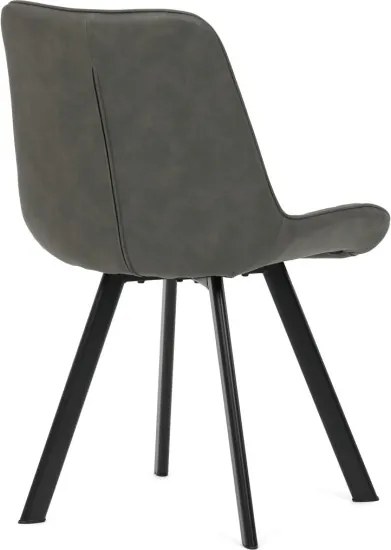 Jedálenská stolička sivá HC-V3066 GREY3