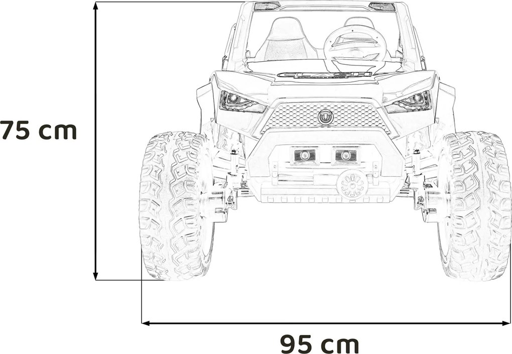 Ramiz Buggy Clash STRONG 4x4 Biela