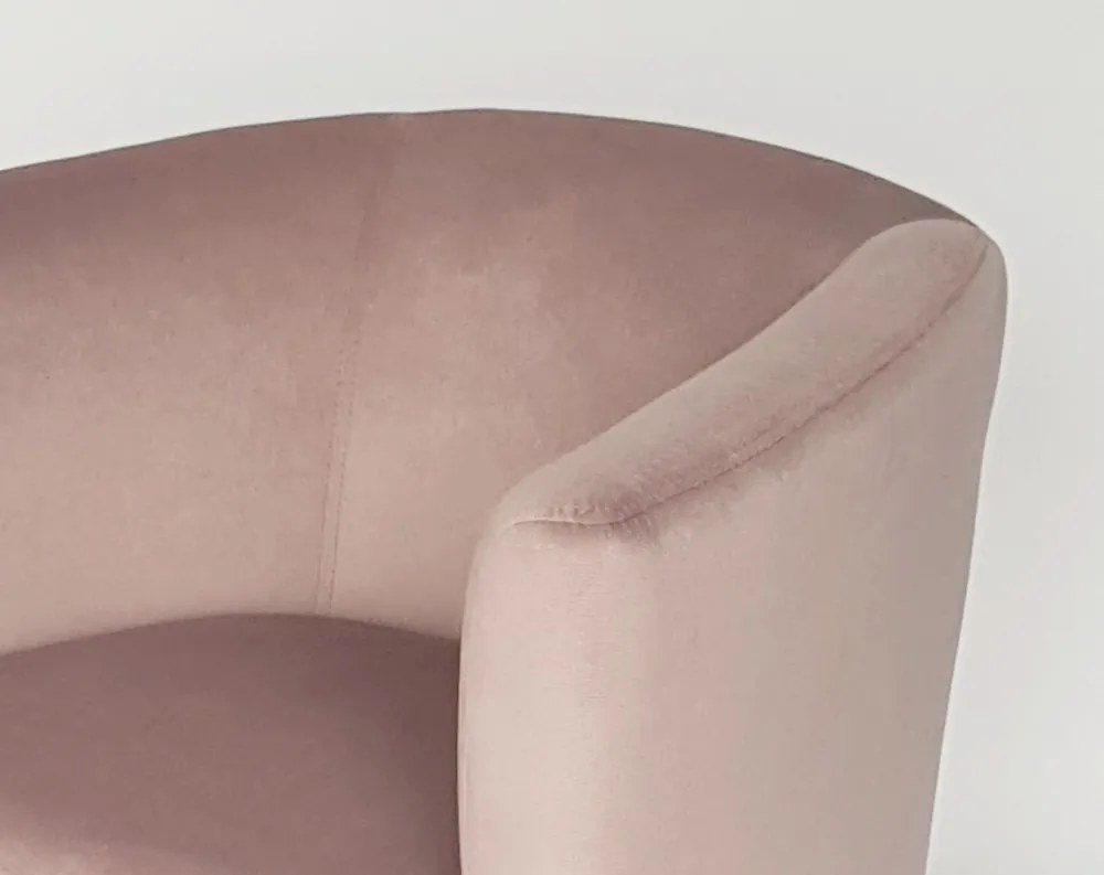 Kreslo Navara, ružová látka