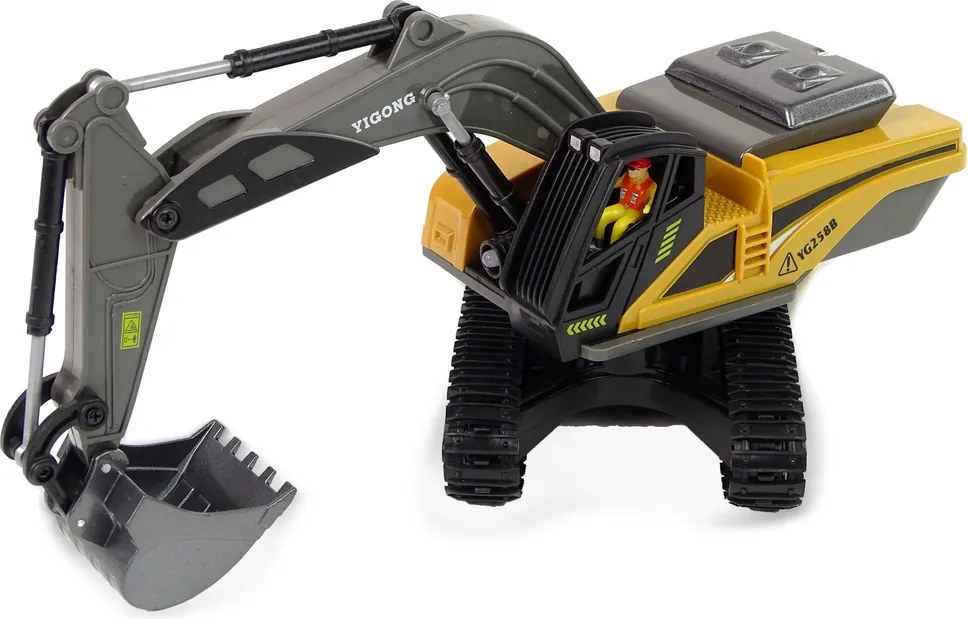 LEAN Toys Diaľkovo ovládané rýpadlo Caterpillar 2.4G Yellow
