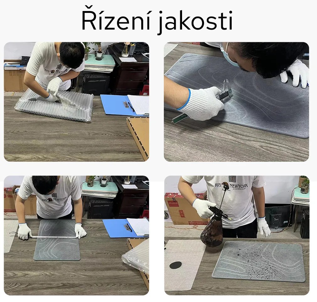 Bezdoteku Kremelinová predložka do kúpeľne čierna 60x39