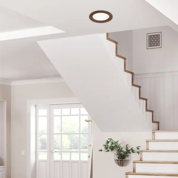 LED podhľadové svietidlo WOODY SPOT LED/16,5W/230V 4000K čerešňa, pr. 18,5 cm