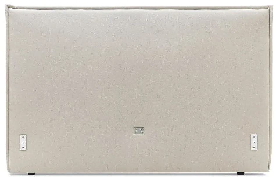 Béžová dvojlôžková posteľ Bobochic Paris Sary Dark, 160 x 200 cm