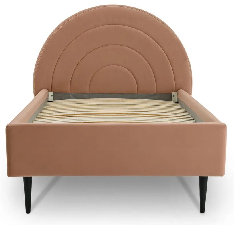 Ružová detská posteľ 120x200 cm Rainbow – Scandic