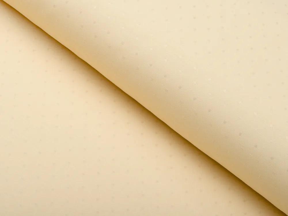 Biante Dekoračný štvorcový obrus BM-001 Nopky na svetlo žltom 130x130 cm