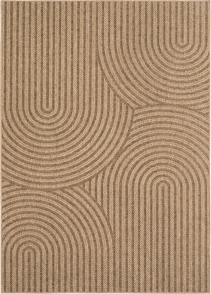 Kusový koberec Timber 1401 beige - na von aj na doma, 240x340, béžová, chodba / predsieň, Ayyildiz